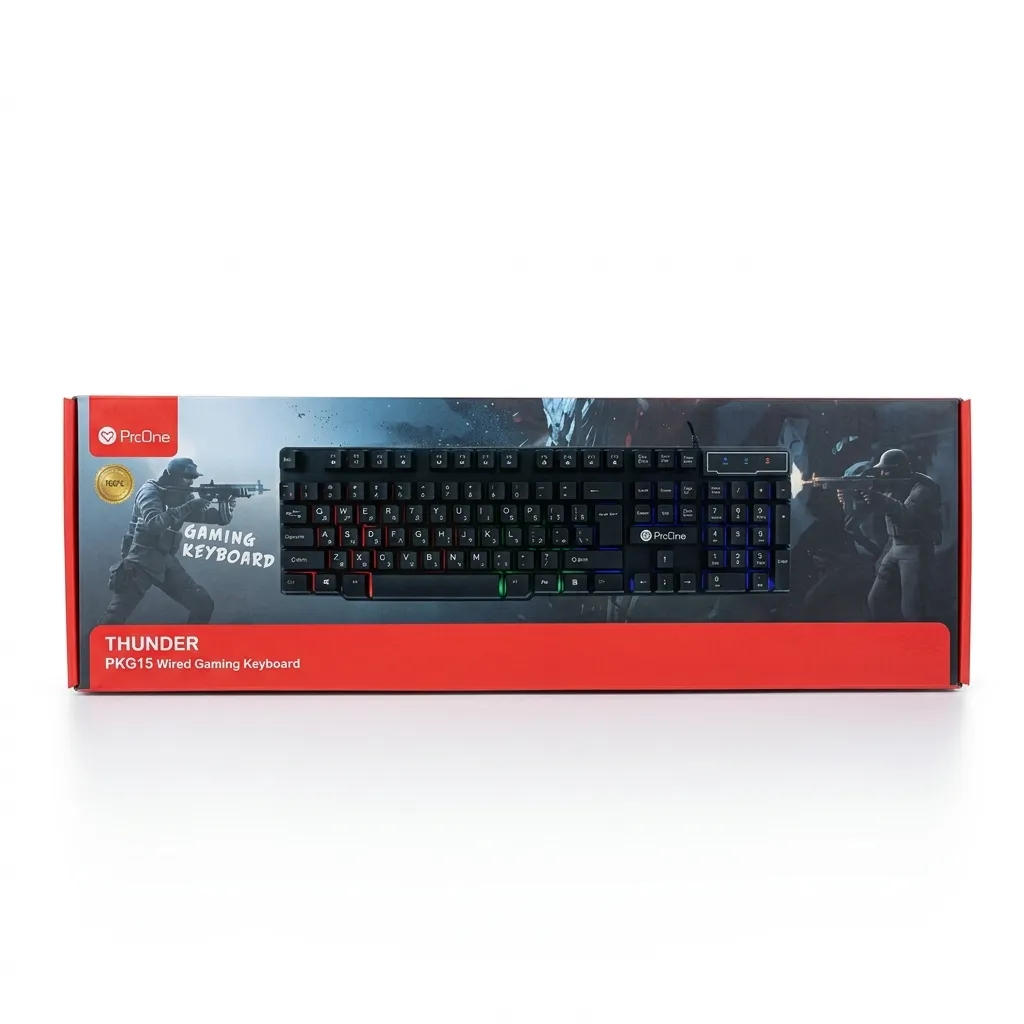 کیبورد گیمینگ سیم دار پرووان مدل PKG15